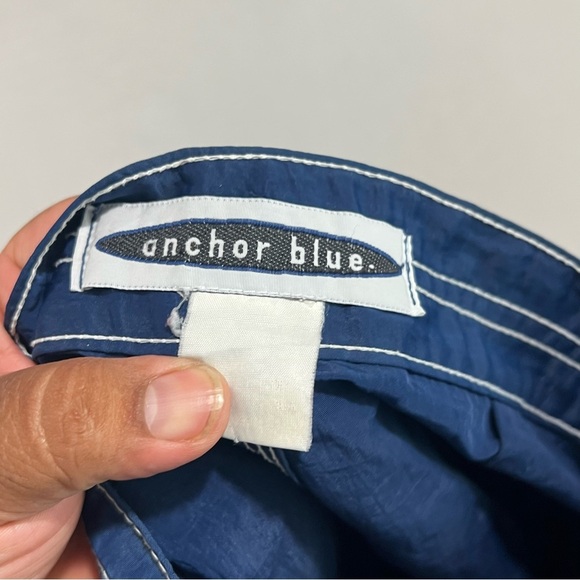 Anchor Blue Men Board Shorts Casaul Summer Beach Size 29 - Picture 8 of 9